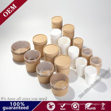 Hot Selling Paper Bowl 500ml Disposable Kraft Paper Salad Bowl